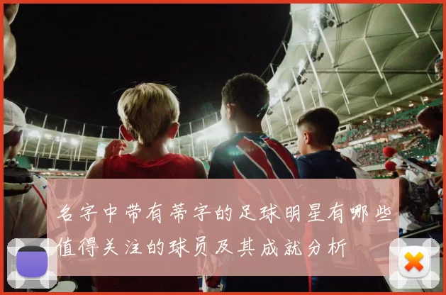 名字中带有蒂字的足球明星有哪些值得关注的球员及其成就分析