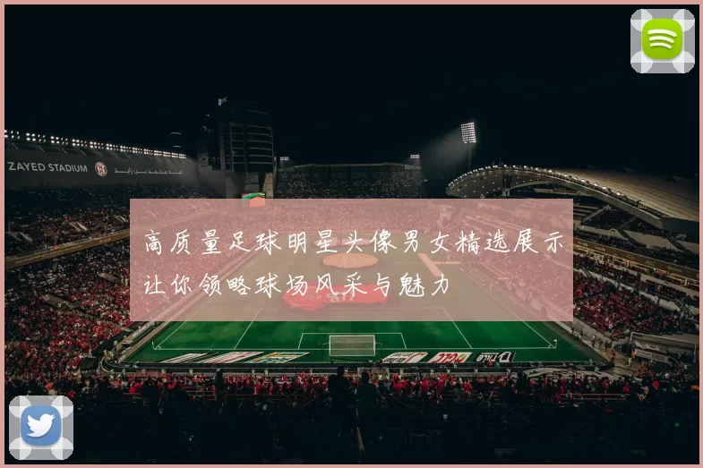 高质量足球明星头像男女精选展示让你领略球场风采与魅力